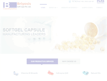 Tablet Screenshot of briyosissoftcaps.com